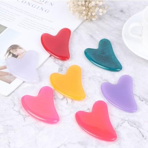 1PC Face Gua Sha Board Facial Scraping Scrapping Plate Face Body Massage Tool Hot