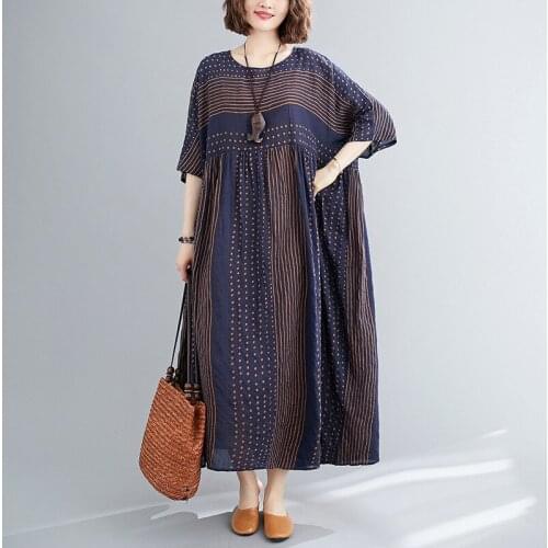 Летние платья больших размеров QPFJQD China At AliExpress