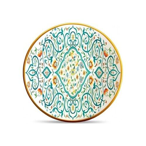 Adel Cake Plate 6 Pieces 21 Cm Arabesque
