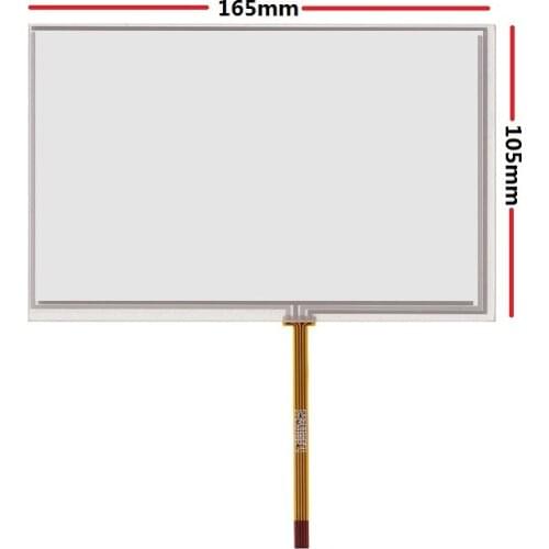 New 7.1-inch car screen upgrade soft touch screen 0.5mm thickness no glass 165*105mm