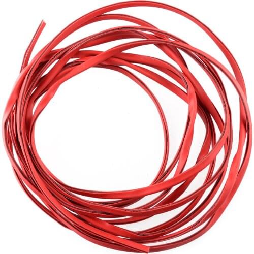 Universal 5M/16FT Red Car Door Edge Trim Molding Seal Strip Scratch Guard Protector