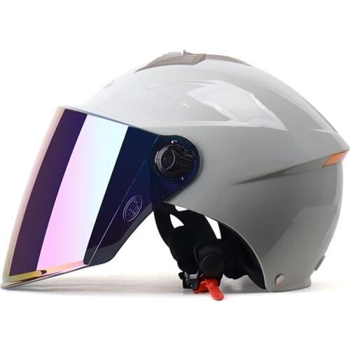 Zq Electric Bicycle Helmet Womens Summer Sun Protection UV Protection Helmet Mens Summer Half Helmet