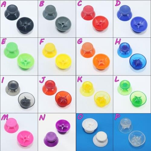 YuXi 100 pcs Multicolor Analog Joystick Grip for Microsoft for Xbox 360 Controller Mushroom Rubber Cap