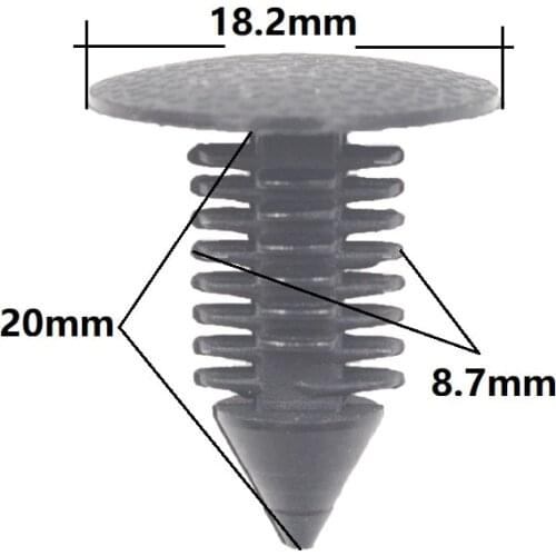 50 Pcs Auto Car Bumper Fender Shield Trim Panel Retainer clip fastener buckle For Ford