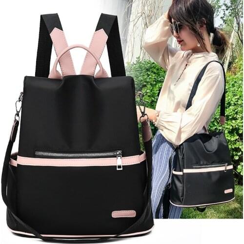 Women Casual Backpack School Bags Travel Bag Oxford Knapsack Backpack