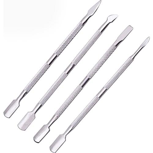 1pc ail Tool Double Headed Dead Leather Fork Durable Dead Skin Fork Stainless Steel Tools Wonderful Nail Tool