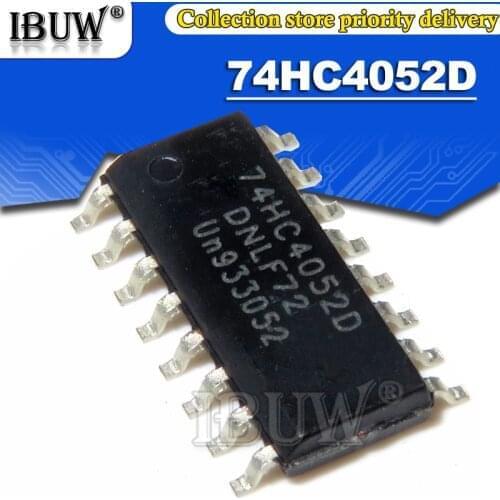 100PCS SN74HC4052D SOP16 74HC4052D SOP-16 74HC4052 IBUW SOP