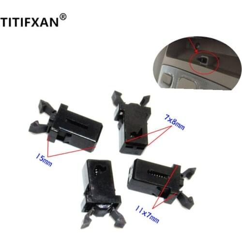 5PCS Car Reading Light Glasses Box Water Cup Switch Spring Plastic Fastener Clip For A4 A6 A8 Q5 Q7