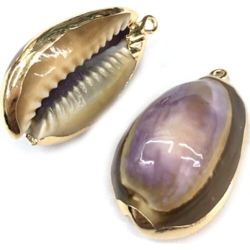 5Pcs/lot Natural Shell Conch Charms Pendant Bohemia Pendants for Jewelry Making DIY Accessories Fit Necklace Wholesale