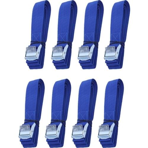 6/8Pcs Auto Lashing Straps With Buckle Nylon Car Straps For Cargo Tie Down Car Roof Rack Luggage Kayak Carrier Ratchet Belt
