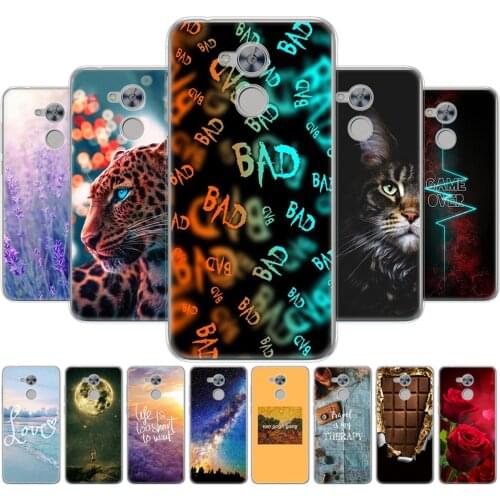 Phone case for honor 6A soft tpu silicon back cover 360 full protective printing clear coque marble animal flower