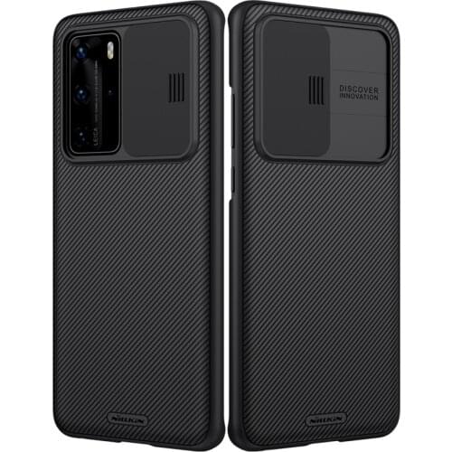For Huawei P40 Pro Phone Case,NILLKIN Camera Protection Slide Protect Cover Lens Protection Case for Huawei P40