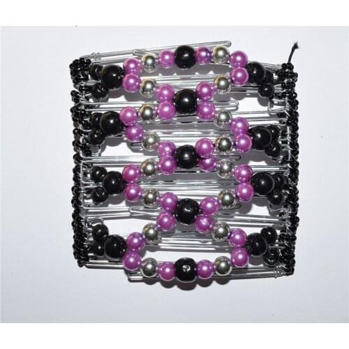 Purple BLACK CLASSICAL metal comb girls women lady wedding pary best gift magic comb 10 pcs /lot