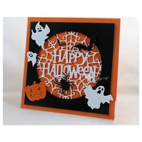Mmao Crafts Metal Steel Cutting Dies New Halloween decoration Stencil For DIY Scrapbooking Paper/photo Cards Embossing Dies