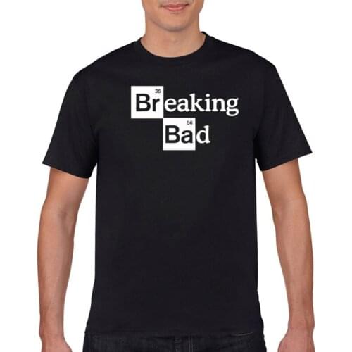Breaking bad T-shirt Fashion TV series street style Heisenberg mens and womens sports leisure quality cottonT-shirt top Unisex