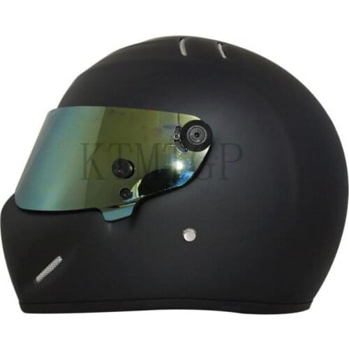 1996 Motorcycle Helmet ATV-5 For "Simpson STYLE" Street Pig Bandit For Karting ATV-5 fiberglass Drag Full Face Helmet DOT ECE