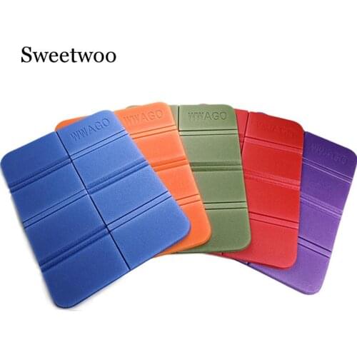 Soft Waterproof Dual Camping Hiking Picnic Portable Cushion Seat Pad Outdoor Folding Camping Moistureproof Cushion Mattress Pad