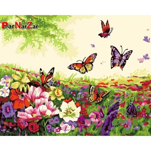 ParNarZar Diamond Painting Butterfly Diy Diamond Embroidery Mosaic Picture Rhinestone Handmade Kits Animal Pattern Home Decor