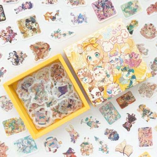 200 pcs/pack Magic Girl Series Box Decorative Stationery Stickers Scrapbooking DIY Diary Album Stick