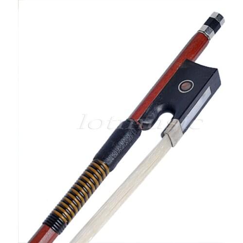 New Good Quality 1/4 Violin Bow Brazilwood Stick Violin Bow Frog