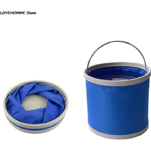 New 1pc Waterproof Folding Bucket Is Convenient Environmentally Friendly Wear Resistant