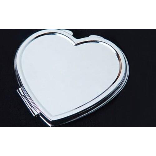 Wholesale lot of 100 COMPACT MIRRORS BRIDESMAIDS WIFE GIRLFRIEND SILVER COLOR