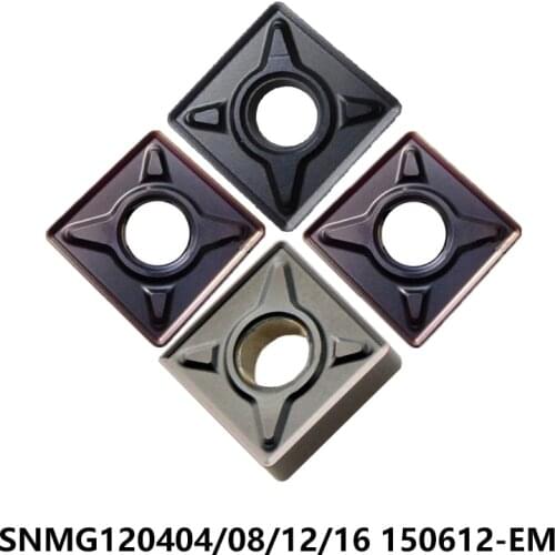 SNMG SNMG120404-EM SNMG120408-EM SNMG120412-EM SNMG120416-EM SNMG150612-EM YBG202 YBG205 YBM253 Carbide Cutting Inserts CNC