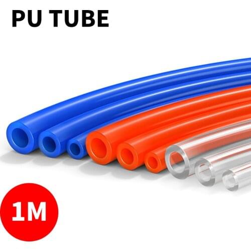 1 Meter 8mm 6mm 4mm 10mm Air Hose Pneumatic Tube Pipe PU Hoses 12mm 14mm 16mm For Compressor Polyurethane Tubing 8x5mm 6x4 12x8