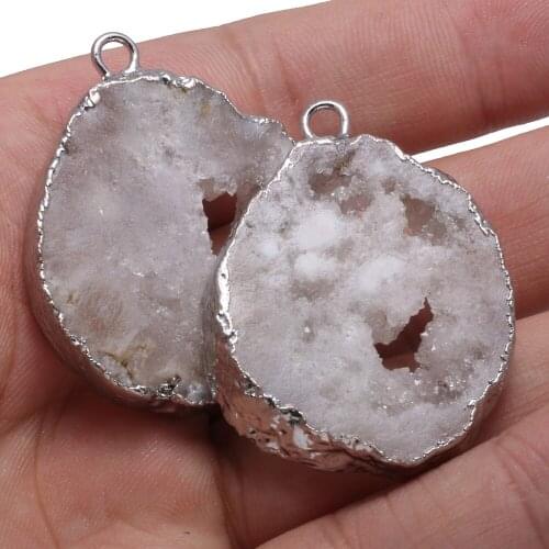 Natural Stone Pendant Irregular Agates For Jewelry Making DIY Necklace Bracelet Anklet Accessory