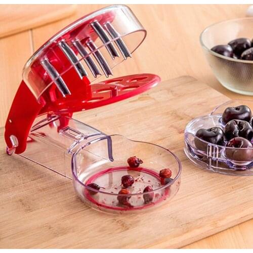 Useful Pitter Stone Seed Remover Cherry Olive Pits Tool Kitchen Corer Fruit Core Stoner FBE2