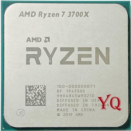 R7 3700X AMD Ryzen 7 3700X 3.6 GHz Eight-Core Sixteen-Thread CPU Processor 65W 7NM L3=32M 100-000000071 Socket AM4
