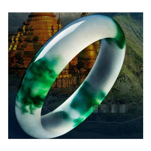 Certified 100% Natural Grade A Jadeite Bangle Bracelet AAA