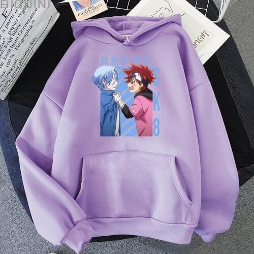 Kawaii Cartoon SK8 The Infinity Printing Hoodies Sweatshirts Men Women Pullovers Streetwear Oversized Long Sleeve Clothes