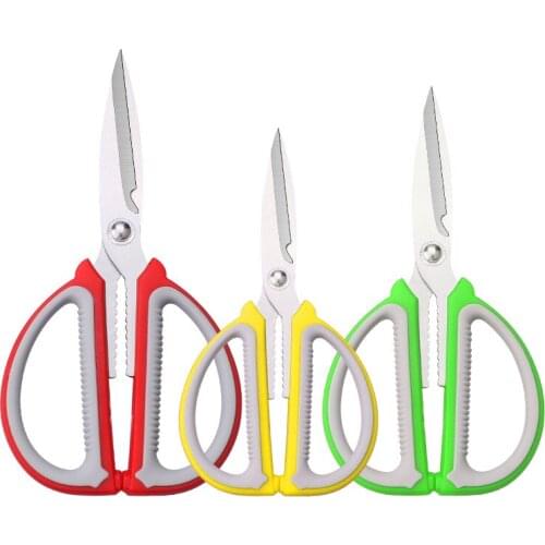 High Quality Stainless Steel Sewing Scissors Strong Civilian Shears Embroidery Leather Fabric Household Paper Cutting Scissors