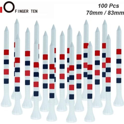 100 Pcs New Reduce Friction Bamboo Golf Tees Wood Side Spin Durable Natural Biodegradable Dropshipping