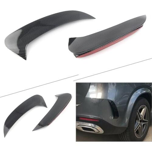 ABS Car Rear Bumper Splitter Spoiler Canard Air Vent Knife For Mercedes Benz GLE Class W167 AMG GLE53 GLE350 GLE450 GLE300D 2020