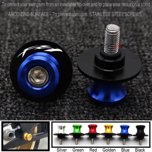 Motorcycle Accessories CNC Aluminum M6 Swingarm Spools Slider Stand Screw For Yamaha FZ1 FAZER FZ-1 2001-2013