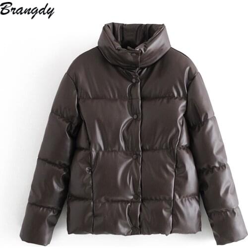 Женские кожаные куртки Brangdy China At AliExpress