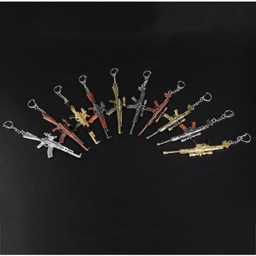 PLAYERUNKNOWNS BATTLEGROUNDS Cosplay Costume Keychain Helmet Backpack Pan Metal Model Key Chain PUBG