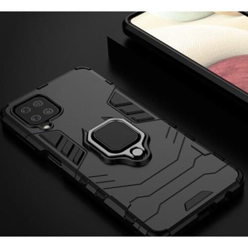 For Samsung A12 Case Ring Stand Bumper Phone Back Cover For Samsung Galaxy A12 GalaxyA12 A 12 SM-A125F a125 Bumper 6.5inch Coque