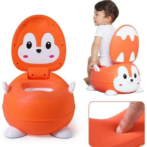 Fox Baby Pot Cute Toilet Seat Pot For Kids Potty Training Seat Childrens Potty Baby Toilet Bowl Pot Training Potty Toilet