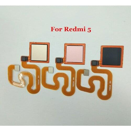 5x For Redmi 5 Fingerprint Scanner Home Button Return ID Touch Sensor Flex Cable for Xiaomi Redmi 5 Plus