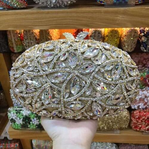 XIYUAN lady colorful green Evening Bag Pouch bags gold silver Clutch purse wallet Handbag Party Banquet Glitter Bag Clutches