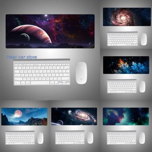Creative Starry Sky Kawaii Mouse Pad Large Cute Desk Mats Gaming Desk Pad Deskpad for Office Computer Keyboard Writing Desk Mat