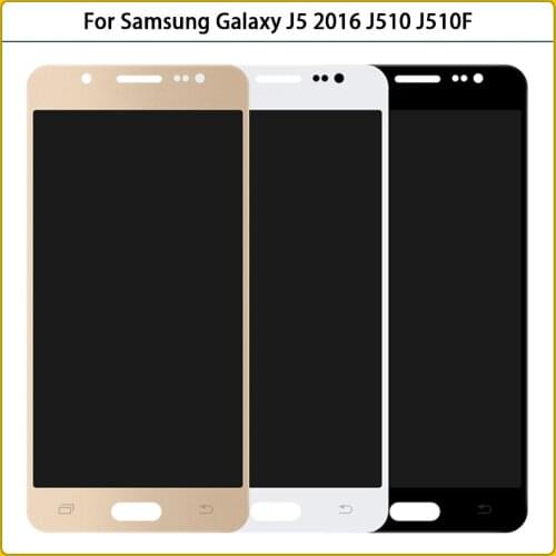 New For Samsung Galaxy J5 2016 J510 SM-J510FN J510M J510A J510H LCD Display Screen Touch Panel Digitizer Assembly Replace