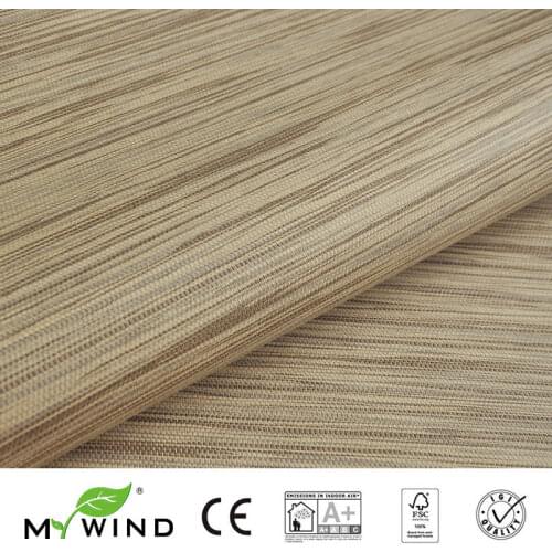 2019 MY WIND Retro Grasscloth Wallpapers 3D Paper Weave Design Wallpaper In Roll Luxury Natural Material papier wandbekleding