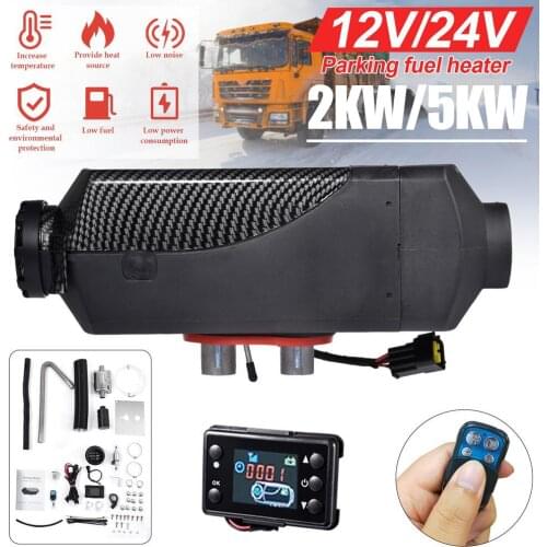 Durable Car Air Heater 5KW 12V 24V Air Diesels Parking Heater Universal Diesel Parking Heater With Remote Control For Vehicle