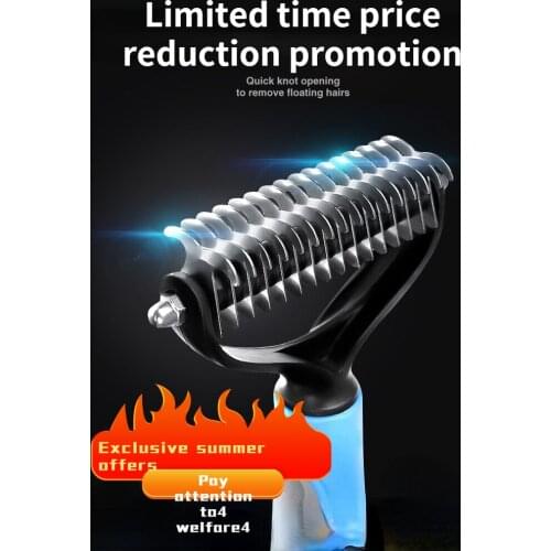 Pet comb Teddy golden dog dog knot special brush dog hair cat floating comb hair brush pet supplies