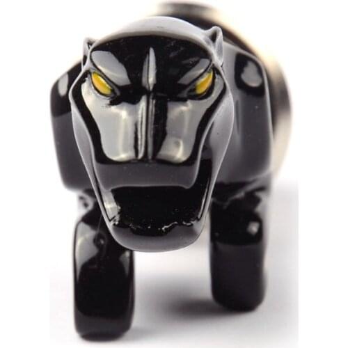 SMKJ car universal personality black leopard cigarette lighter power plug replacement DC 12V