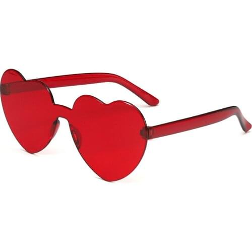 Love Heart Sunglasses Women Brand Designer New Fashion Cute Sexy Retro Vintage Cheap Sun Glasses Red Female Black Love Heart